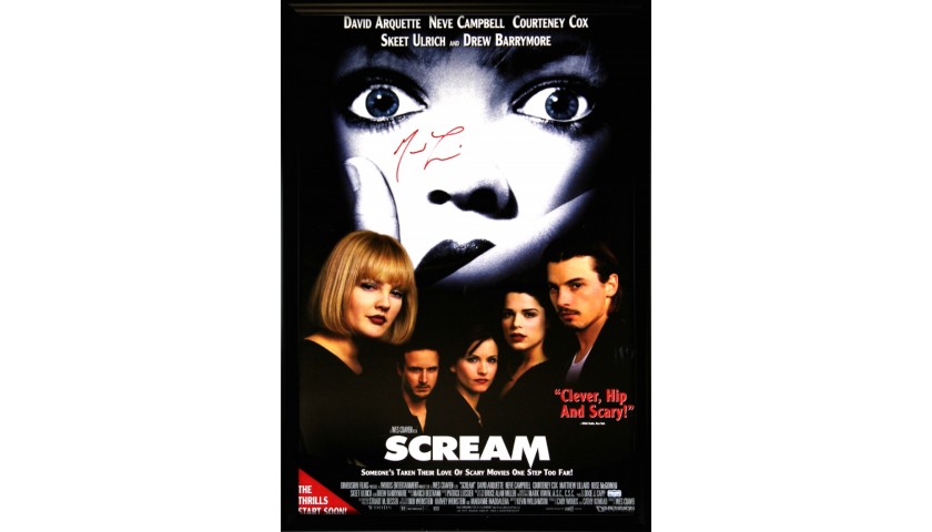 Matthew Lillard Signed Framed Scream Movie Poster