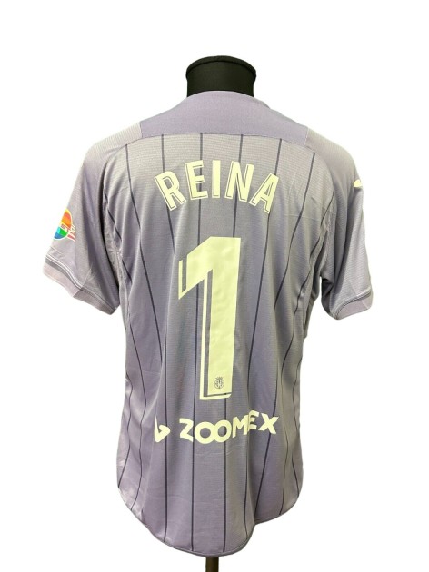 Reina's Villarreal Match-Issued Shirt, 2023/24
