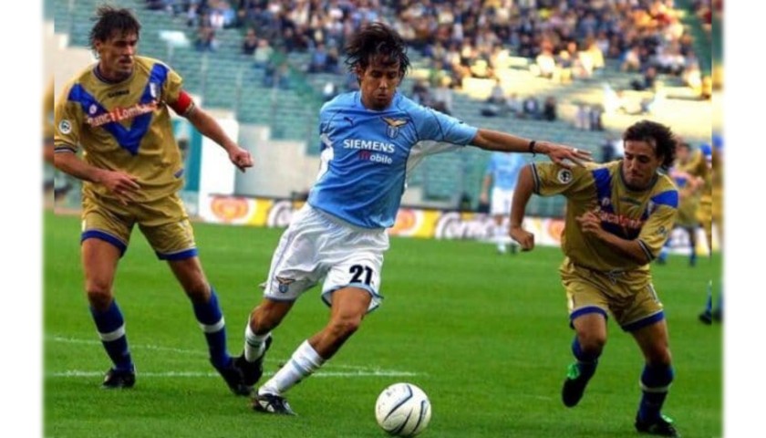 Guardiola's Signed Match Shirt, Lazio-Brescia 2001