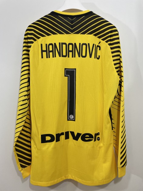 Handanovic's Inter Match-Issued Shirt, 2017/18