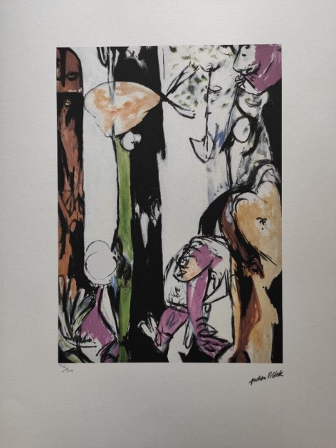 'Easter and the Totem' Lithograph by Jackson Pollock