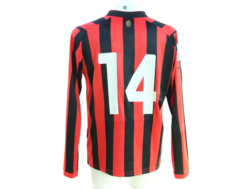 Reijnders' Official Milan Signed Shirt, 2024/25 - 125th Anniversary