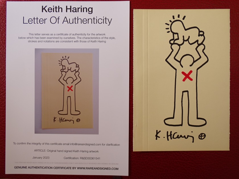 Keith Haring Disegno attribuito 