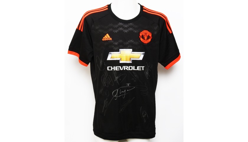 Manchester United FC Shirt Signed by the Squad of 2015|2016