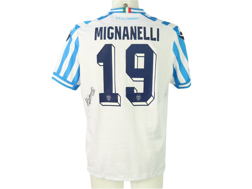 Maglia Mignanelli unwashed Sestri Levante vs SPAL 2024 - Autografata