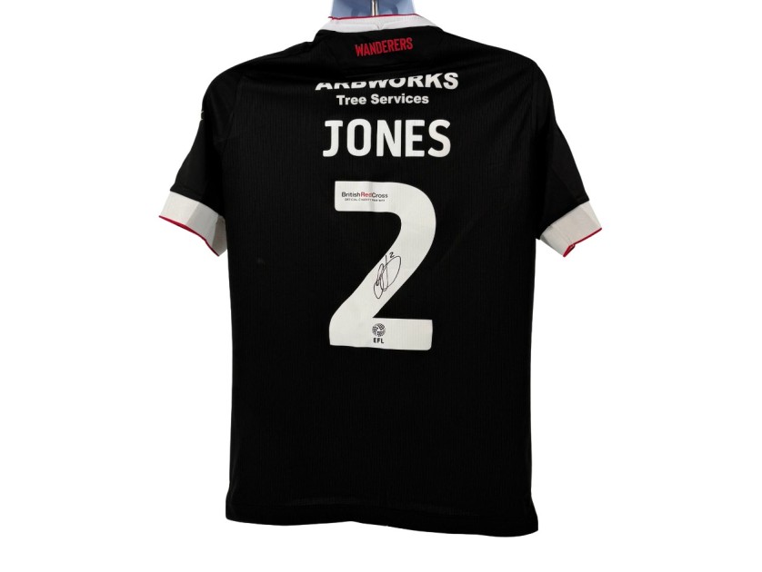 Gethin Jones' Bolton Wanderers Signed Match Worn Shirt