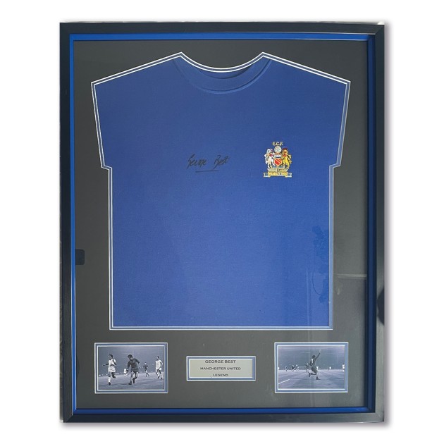 George Best's Manchester United European Cup Final Signed And Framed Shirt