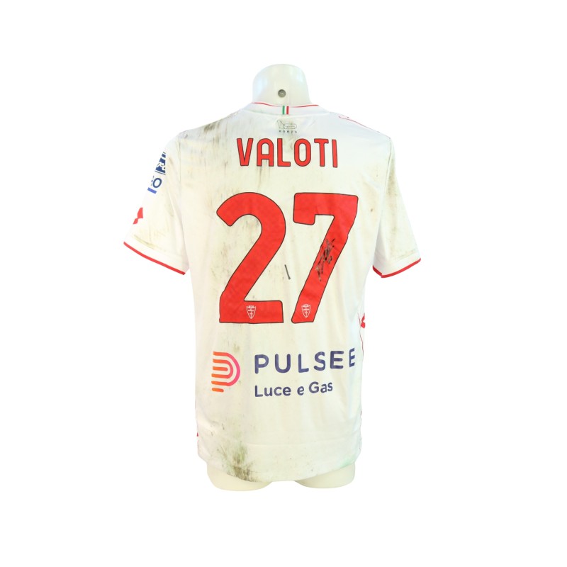 Valoti's Signed Unwashed Shirt, Bologna vs Monza Coppa Italia 2024