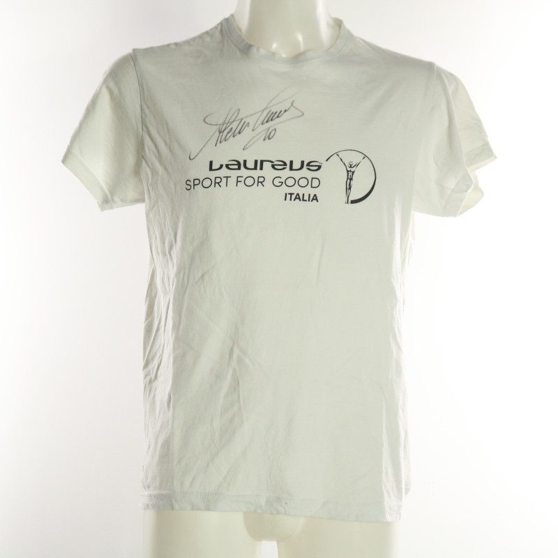Laureus Foundation Shirt - Signed by Alex Del Piero