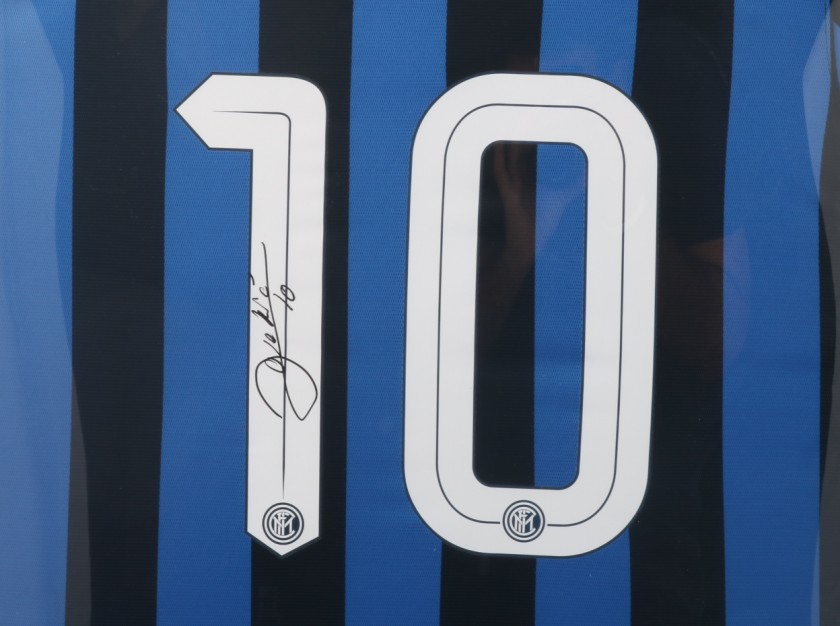 Maglia ufficiale Jovetic Inter, Serie A 15/16 autografata con teca -  CharityStars