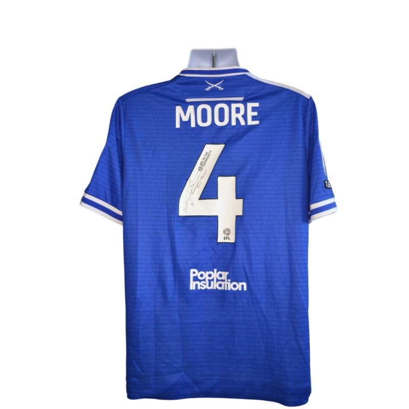 Moore's Bristol Rovers EFL Sky Bet League One Signed Match Worn Shirt, vs Leyton Orient