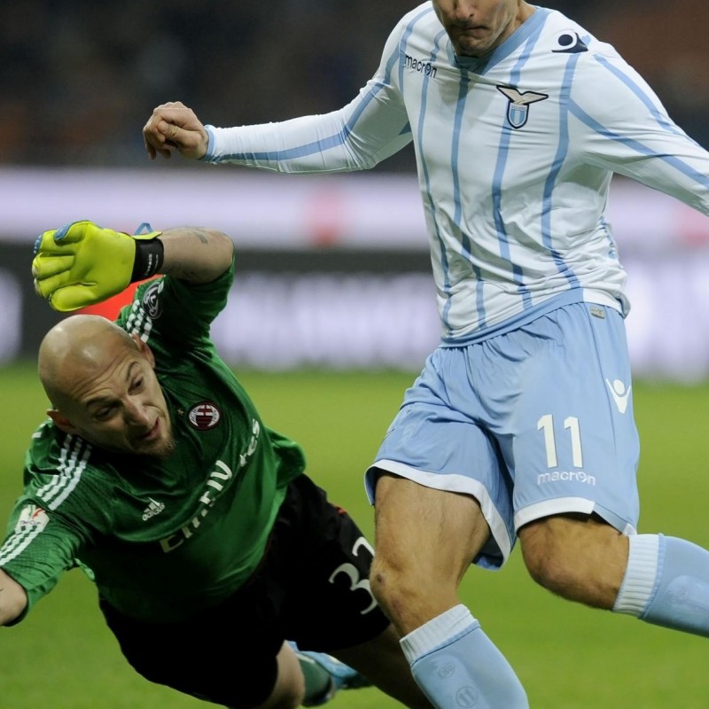 Klose match worn shirt, Milan-Lazio Tim Cup 2014/2015 - unwashed