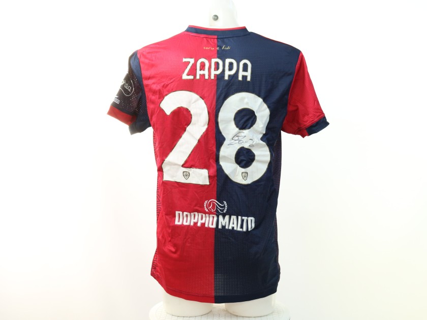 Maglia Zappa Unwashed, Cagliari vs Atalanta 2024 - Autografata