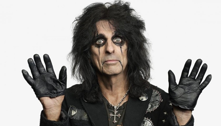 Poster "One Billion" autografato da Alice Cooper