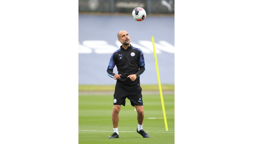 Manchester City PUMA 2019/20 Worn Training Kit, Five Piece - Pep Guardiola