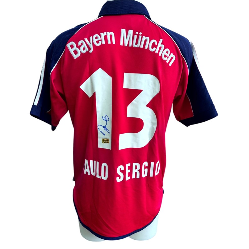 Maglia Ufficiale Paulo Sergio Bayern Monaco, 1999/00 - Autografata