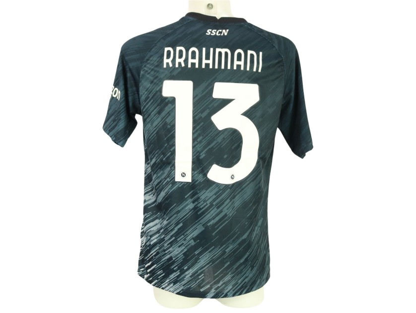 Rrahmani's Napoli Match-Worn Shirt, Serie A 2022/23