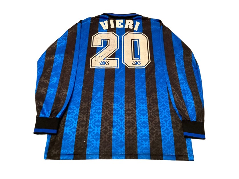 Vieri's Atalanta Match-Issued Shirt, 1995/96