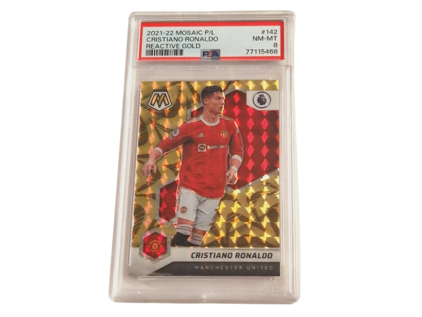 Cristiano Ronaldo Panini Prizm Mosaic Premier League Card 2021/22 ...