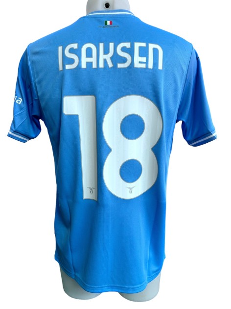 Isaksen's Lazio Match Shirt, Supercup 2023/24