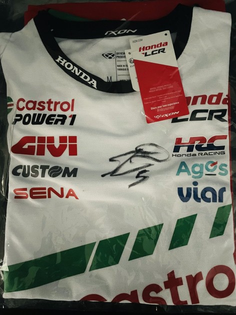 Official LCR Honda Castrol Power 1 Tee Signed by Johann Zarco