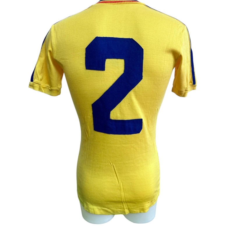 Negrila's Romania Match-Worn Shirt, 1980/82