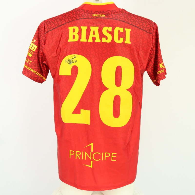 Biasci's Signed Unwashed Shirt, Brescia vs Catanzaro 2024