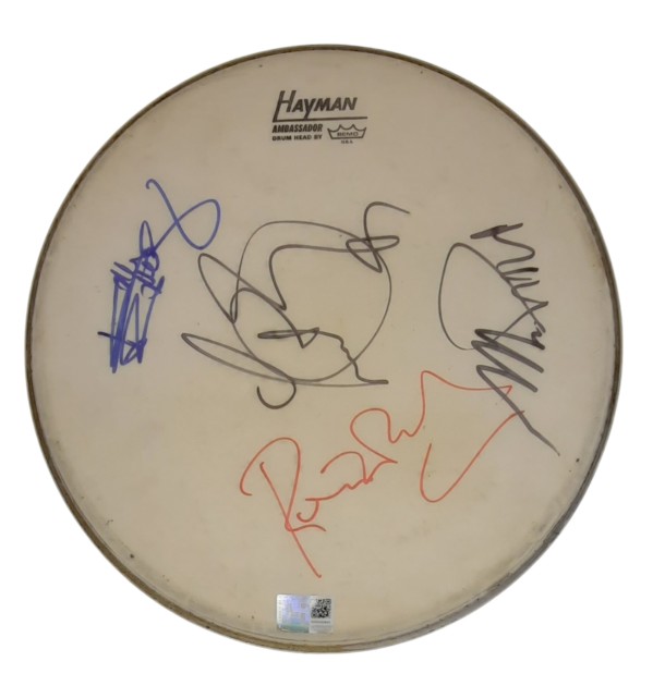 The Rolling Stones Signed Drumskin