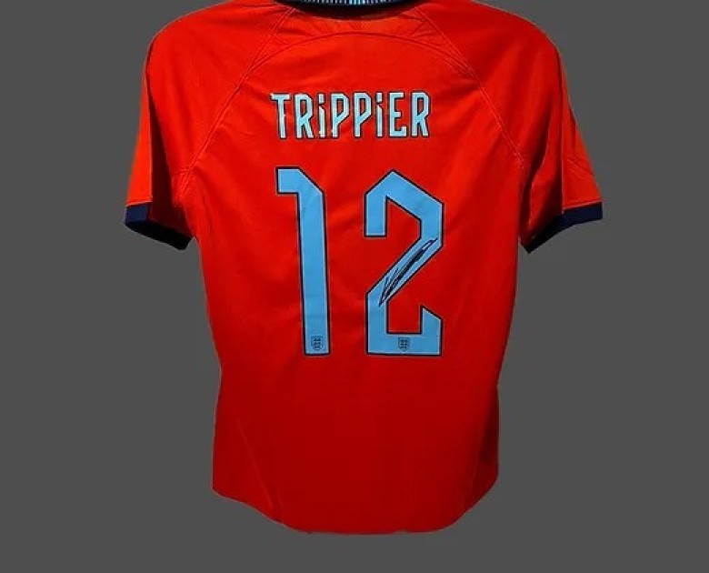 Kieran Trippier's England 2023/24 Signed and Framed Shirt 