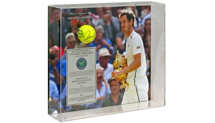 Sir Andy Murray Hand Signed Tennis Ball 