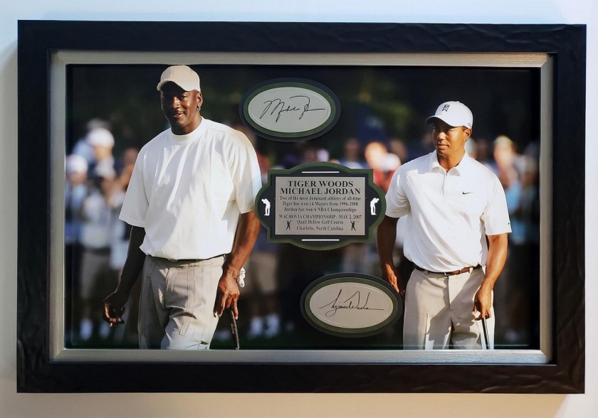 Tiger Woods & Michael Jordan Wachovia Championship 2007 Photo