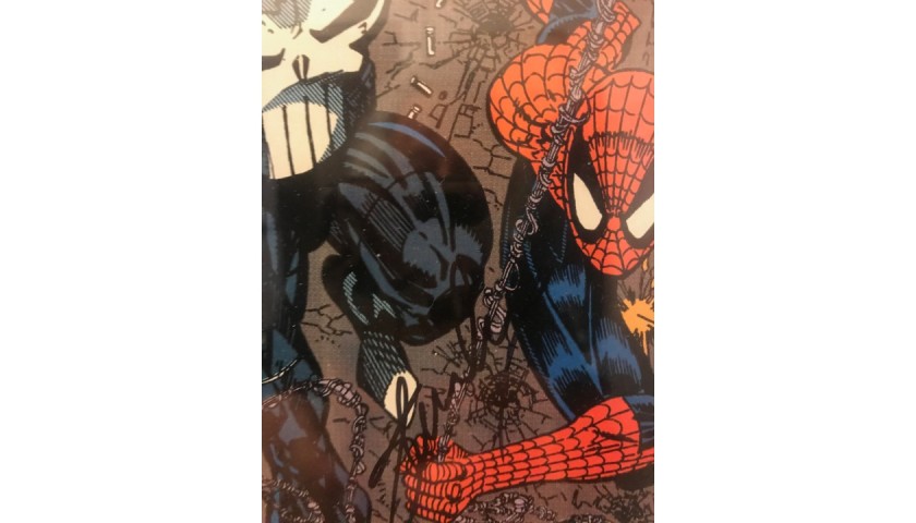 Stan Lee Signed and Framed Spider-Man Comic - CharityStars