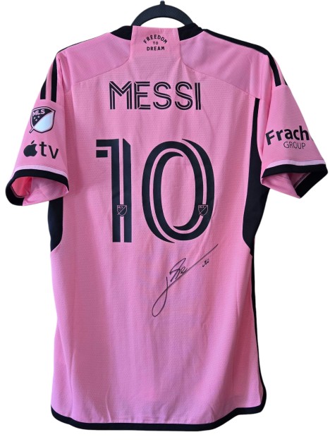 Messi's Inter Miami vs Atlanta United Signed Match-Issued Shirt, 2024