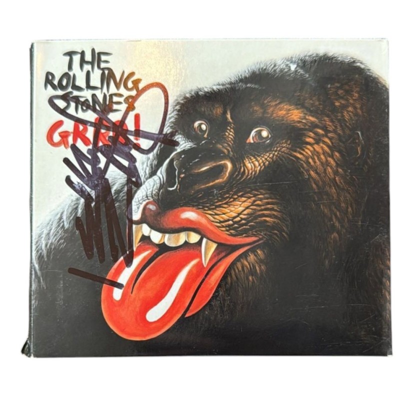 "GRRR!" CD autografato da Keith Richards dei Rolling Stones