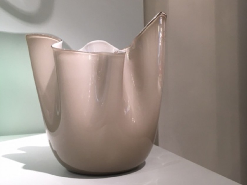 "Fazzoletto" vase, made by Bianconi