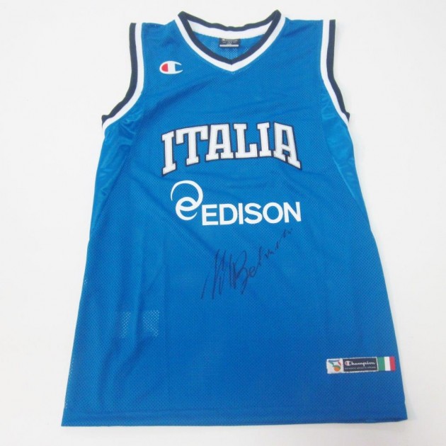 Marco Belinelli's autographed Italian National shirt