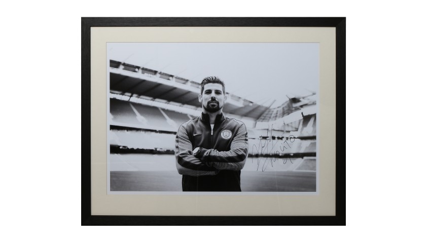 Nolito's First Photoshoot Manchester City FC Framed and Signed Photograph