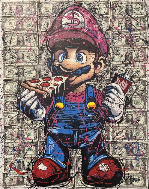 "Super Mario Bros Pizza" by Paz Blandina