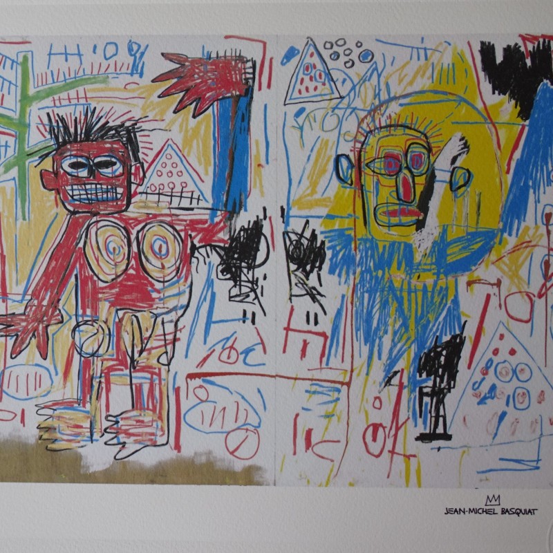 Jean Michel Basquiat "Untitled (Diptych)"