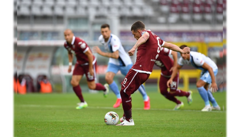 Belotti's Worn and Unwashed Shirt, Torino-Lazio 2020