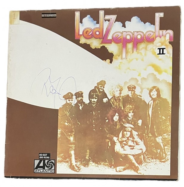 Robert Plant Signed Led Zeppelin II Vinyl LP