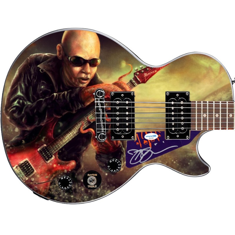Joe Satriani Signed Custom Epiphone Graphics Guitar