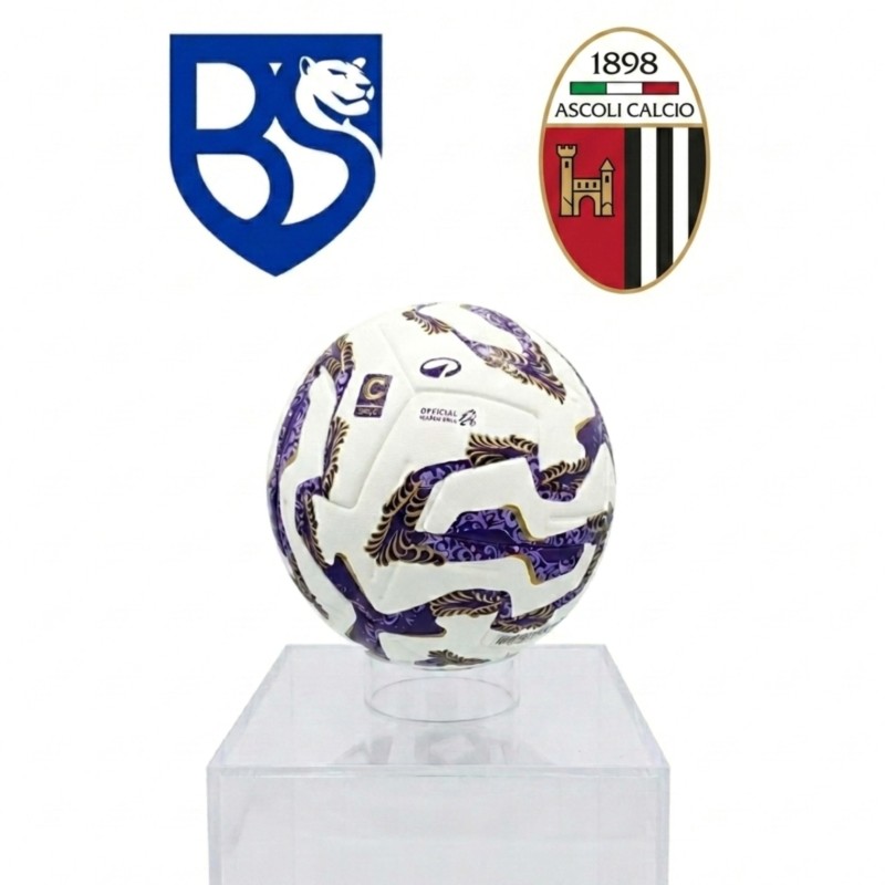 First Goal Serie C Play-Off Finals Signed Match-Ball, Union Brescia vs Ascoli 2026
