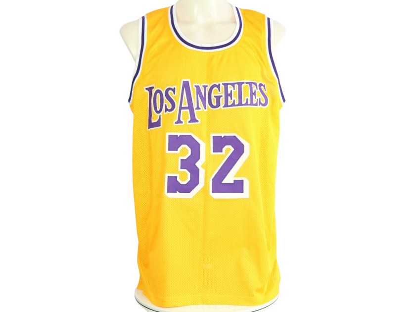 Magic johnson deals signed jersey