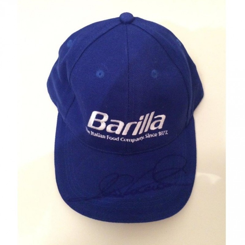 Alex Zanardi Personal Barilla Cap worn - signed 