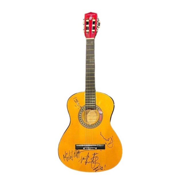 The Rolling Stones Signed Acoustic Guitar