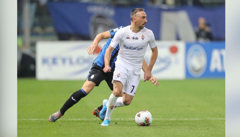 Ribery's Signed Match Shirt, Atalanta-Fiorentina 2019 