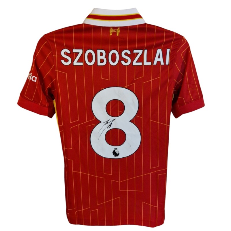 Maglia replica Dominik Szoboszlai Liverpool 2024/25 - Autografata