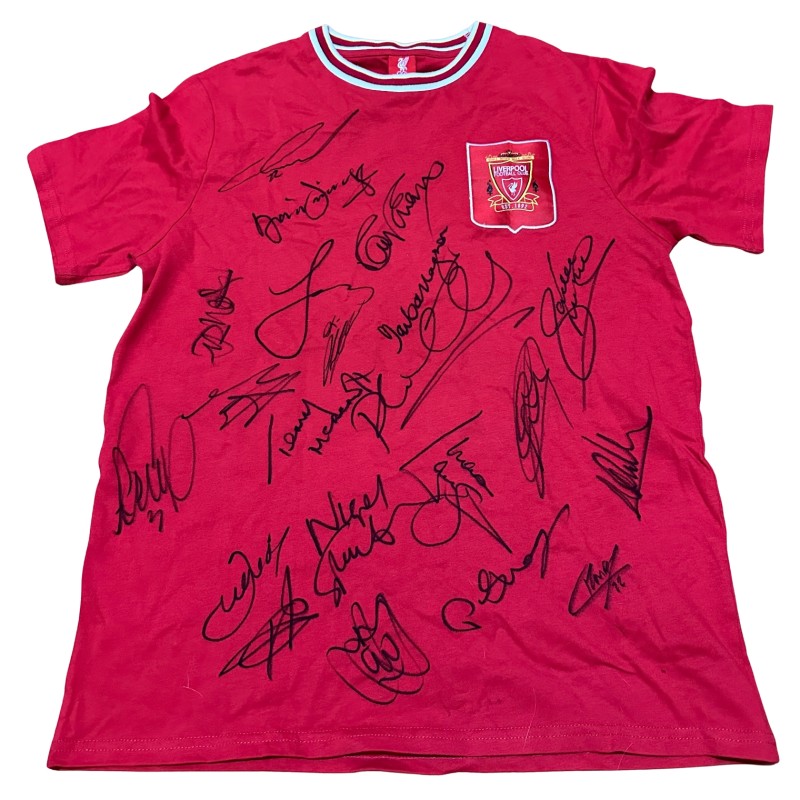 Liverpool Official Shirt, 2023 - Signed by the Team