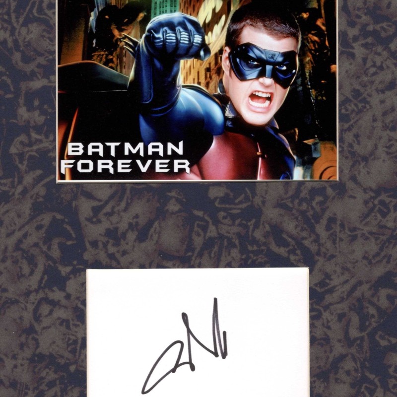'Batman Forever' Display autographed by Chris O'Donnell